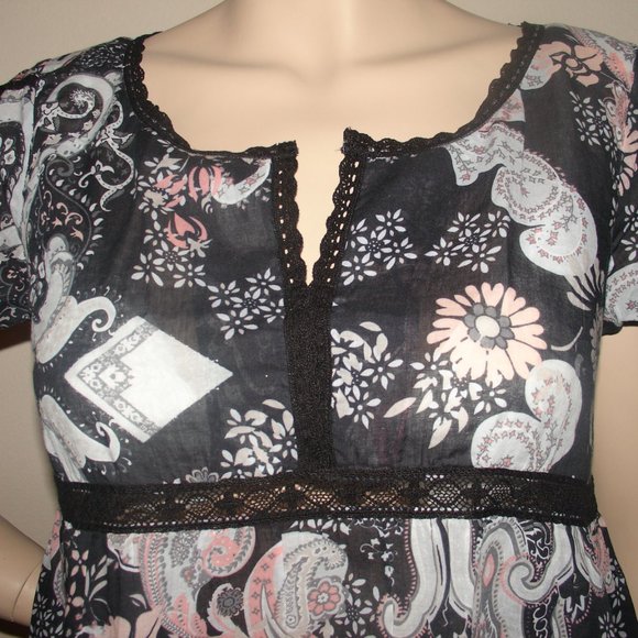 New Odd Molly Light Cotton Floral Blouse - Picture 5 of 6